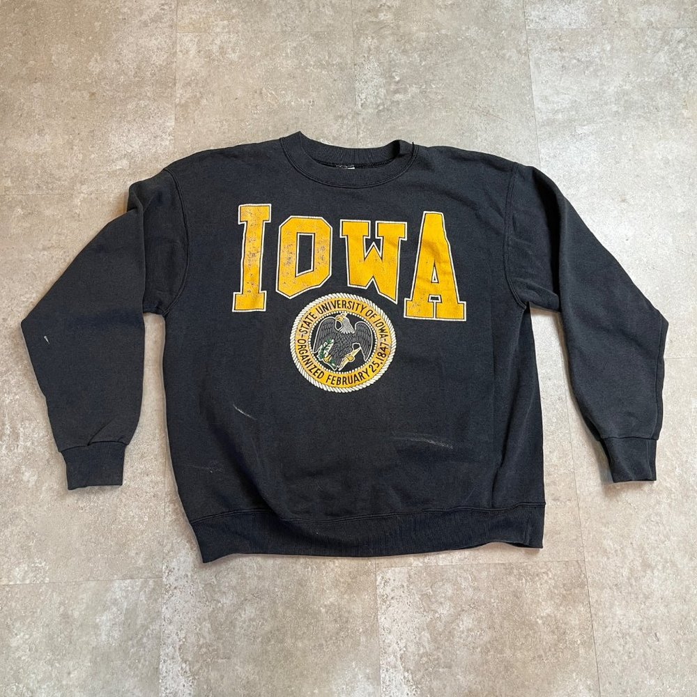 Vintage Galt Sand University of Iowa Sweatshirt Size XL